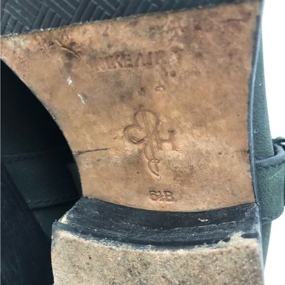 Cole Haan Nike Air Leora black leather moto boot size 6.5 - Picture 11 of 12